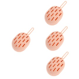 LALAFINA 4pcs Box Travel Makeup Sponge Storage Beauty Sponge Case Compact Makeup Egg Holder