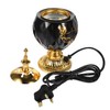 CVUTOVO Electric Incense Burner Vintage Aroma Burner Ceramic Plug-in Incense