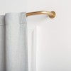 Exclusive Home Holden Wrap Around 1" Curtain Rod, Gold, Adjustable