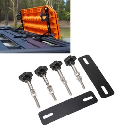 Traction Board Mounting Kit, Mounting Pins Kits for Traction Boards, Space Saving, Easy Installation, Traction Board Mount for Recovery Tracks with 4.72in to 6.69in Hole Spacing