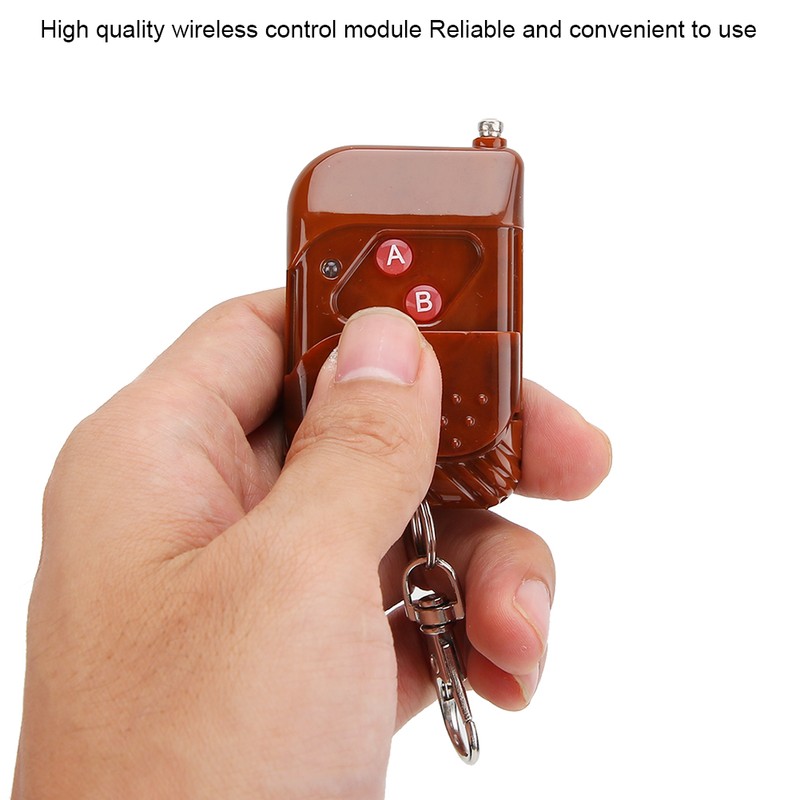 Universal 433 mhz Wireless Remote Control Switch 12v/24v 2CH Relay