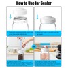 Jar Vacuum Sealer Kit Food Protector Jar Sealer with Accessory