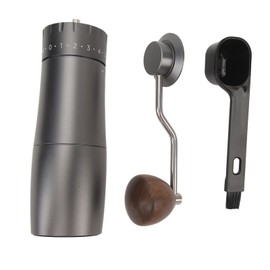 Coffee Grinder Stainless Steel Manual Coffee Grinder Portable Hand Crank Coffee Bean Mill for Home Camping Travel