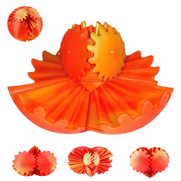 3D Printed Rotating Gear Ball – 3D Printed Stress Relief