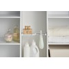 Heian Shindo Industrial SMR-13 Tension Shelf, Gap Storage, Slim, White,