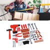 42pcs Kids Simulation Repair Tool Set Hammer Wrench Electric Drill