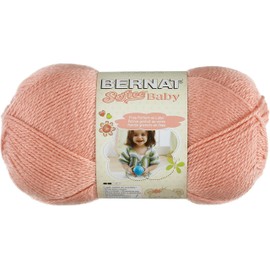 Bernat Softee Baby Yarn, 5 oz, Gauge 3 Light, Soft Peach