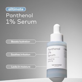 The Face Shop Ultimate Panthenol 1% Serum, 1.0 fl oz (30 ml), Alltimate Panthenol 1% Serum, 1.0 fl oz (30 ml)