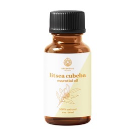 Litsea Cubeba Essential Oil by Essential Delights - Fresh and Citrusy Aroma for Energizing Aromatherapy and DIY Cleaning Products, 1 oz