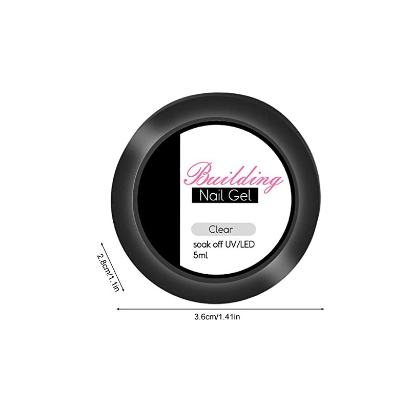 yoohee Gel de uñas de extensión sólida Gel Duro para