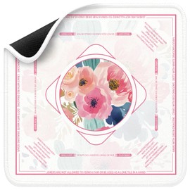 Mahjong Mat for Table - Durable Mahjong Table Cover with Unique Design, Premium Mahjong Accessories, Perfect Mahjong Gifts for Women, Game Mat for Mahjong and Board Game Enthusiasts Whispering Roses