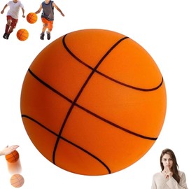 Silent Basketball, 2025 Upgrade Dribble Dream Silent Basketball, Si-Lent Basket-Ball Dribbling Indoor, Foam Basket-Ball Indoor Training Ball for Various in-Door Activities(No. 7, 9.4 in)