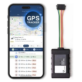 Brickhouse Security Brickhouse Security Livewire 4 4G LTE Auto GPS Tracker, Real Time Vehicle and Fleet Tracking, Geofencing, & Speed Alerts for Car & Trailer Vehicles, No Batteries Required, Subscription Plans Available