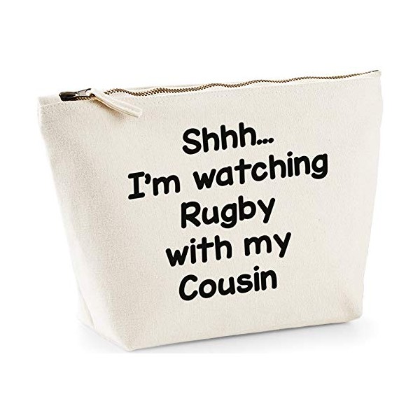 Hippowarehouse I'm watching Rugby with my Cousin printed make up