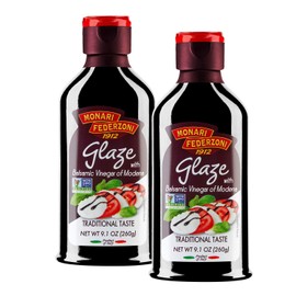 Monari Federzoni Glaze with Balsamic Vinegar of Modena, Product of Italy, Traditional Taste, 9.1 oz (2 Pack)
