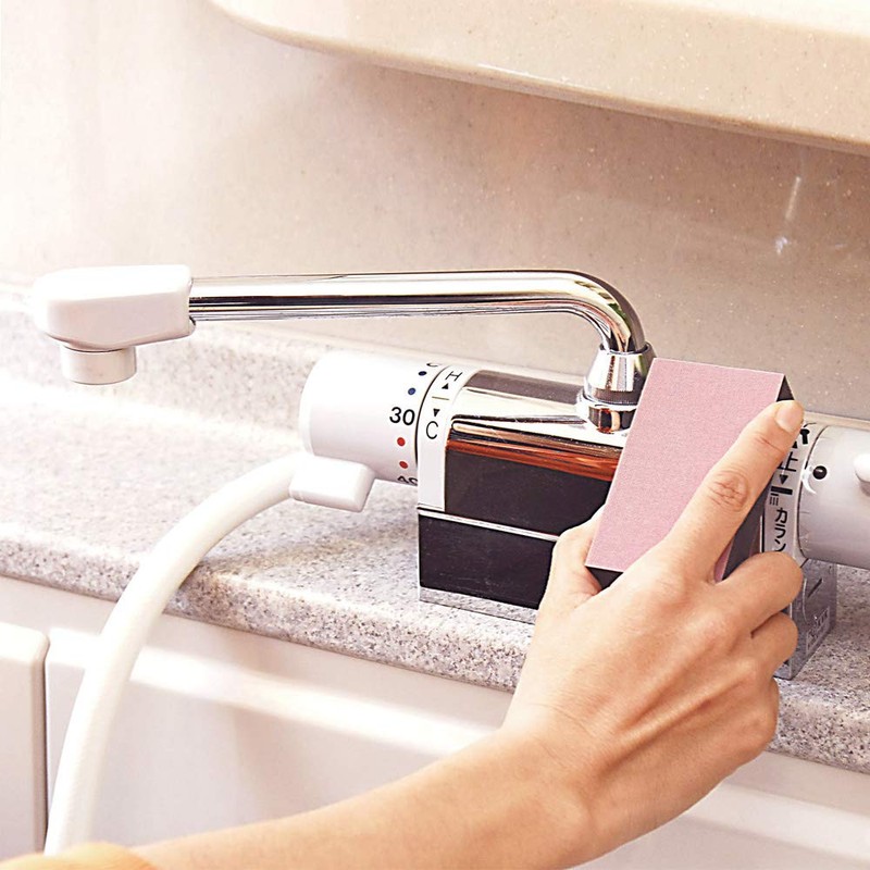 アズマ ウロコ取り研磨材 鏡のウロコ取りアルミナパッド 15×8×2cm 洗浄力 AZ656