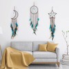 3 Pcs Dream Catcher,Feather Hanging Decoration,Wall-Mounted Charms,Traditional Design Craft,Ornament Wall