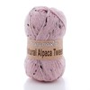 Mary Maxim Alpaca Yarn, Soft, Warm Tweed Yarn for Crocheting