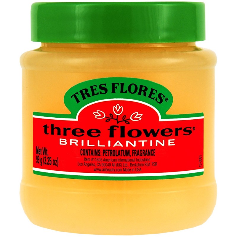 Three Flowers Brilliantine Solid, 3.25-Ounce (Pack of 3)