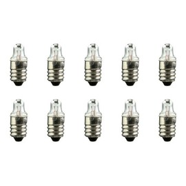 CEC Industries #112 Bulbs, 1.2 V, 0.264 W, E10 Base, TL-3 shape (Box of 10)