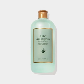 AHC Herb Solution Toner 500ml x 2 (Choose from Aloe Vera/Rose/Lemon) + (Free) / AHC 허브솔루션토너 500ml 2개(알로에베라로즈 레몬 중 교차선택 가능)+(증정
