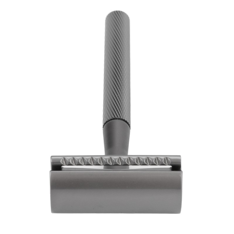 Zinc Alloy Safety Razor Men Portable Brass Handle Double Edge