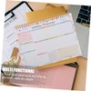 Operitacx Teacher Spiral Notebooks Weekly Planner B5 Size Reusable and