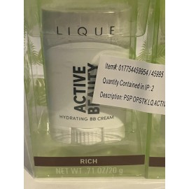 Lique 2 Pack Lique Active BB Cream - Rich - 0.7oz Sealed