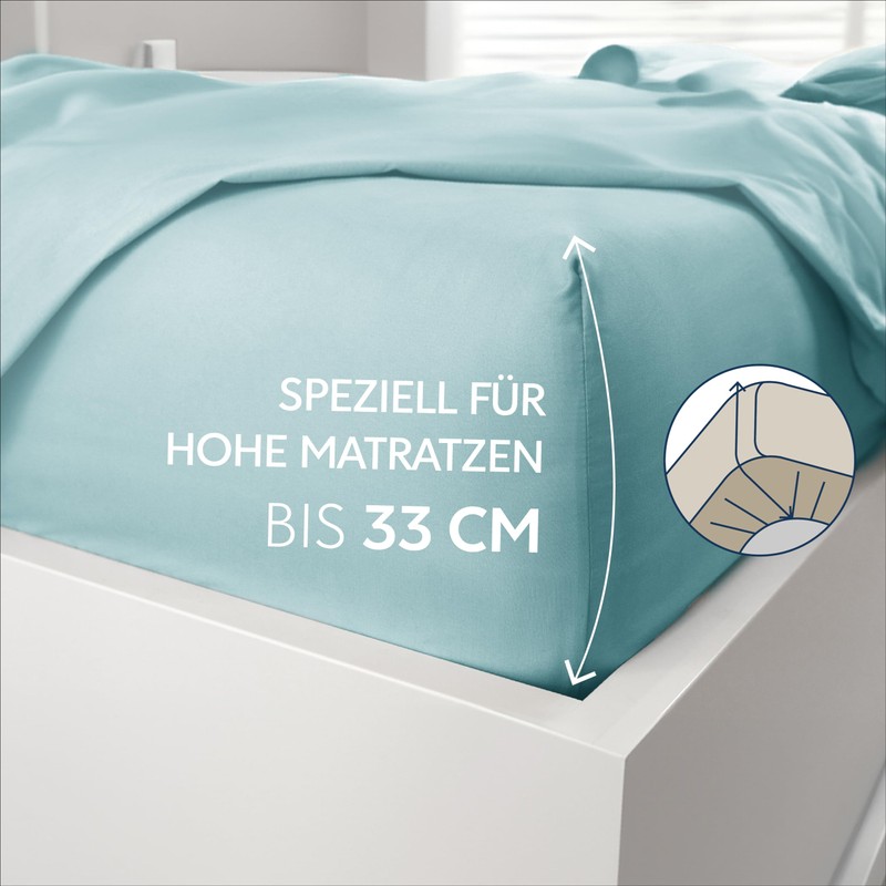 Dreamzie Fitted Sheet, 80 x 200 cm, High Bridge up