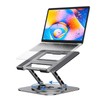 MCHOSE Laptop Stand with 360° Rotating Base, Foldable Adjustable Computer