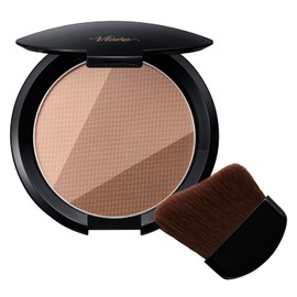 Visee BR300 Trick Shades Medium Brown, 0.3 oz (8.5 g), Shading, Bronzer, Skeleton Shading, Includes Dedicated Brush