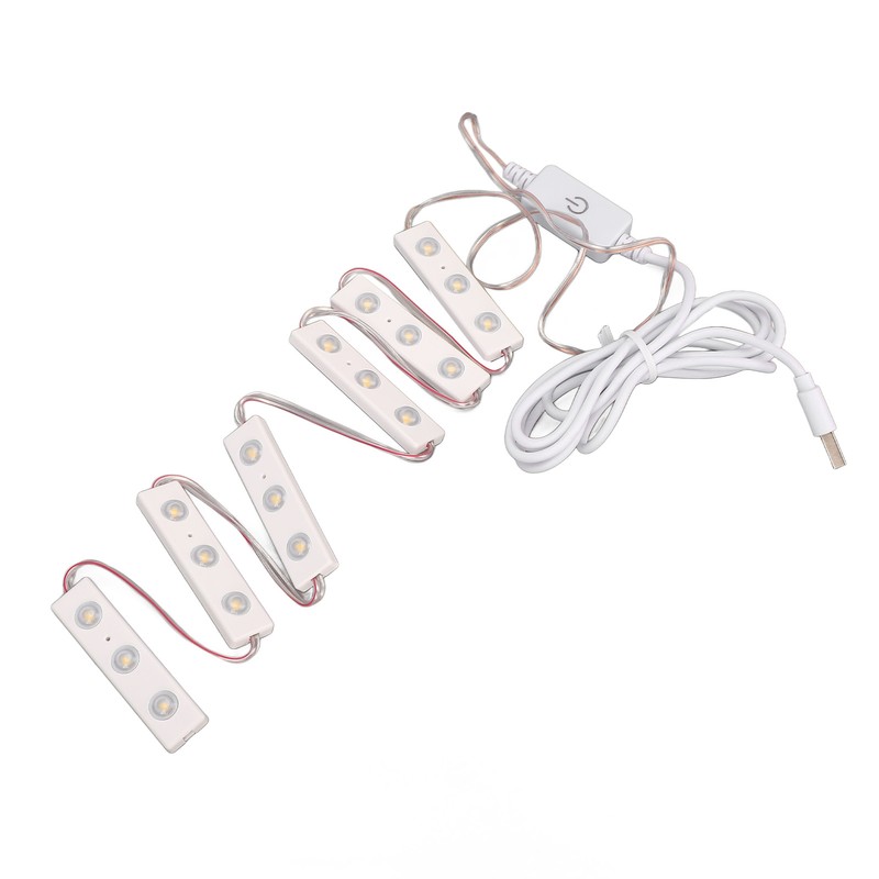 LED Makeup Mirror Light Adjustable Brightness USB Plug in DIY