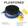 Plugfones Protector VL Audio Earbuds, OSHA Compliant Earplugs with Sound,