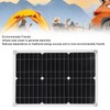 18V 20W Portable Solar Panel Semi Flexible Monocrystalline Waterproof Solar