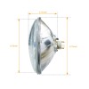 SJMYXCLW 4Pcs 5.75" 5-3/4 inch Round Headlights High Low Beam