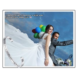 CERSLIMO Friendship Bracelet for Womens - Inspirational Friendship Gifts for Best Friend, Motivational Cuff Bangle for Sister Mother Teacher Gifts Bracelet Birthday Christmas Gifts, Today A Bride