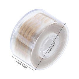 MERRYHAPY 600pcs Invisible Double Eyelid Tape Stickers Mesh Design for Women Natural Eye Makeup Effect Self-adhesive Eyelid Tape for Hooded Eyes Care Present