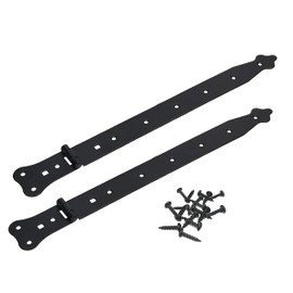 KOTARBAU® Set of 2 Shutter Hinges 420 mm Narrow Gate Hinge Stylish Door Hinge of Highest Quality Throw Hinges Cross Hangers Garden Gate Hinge