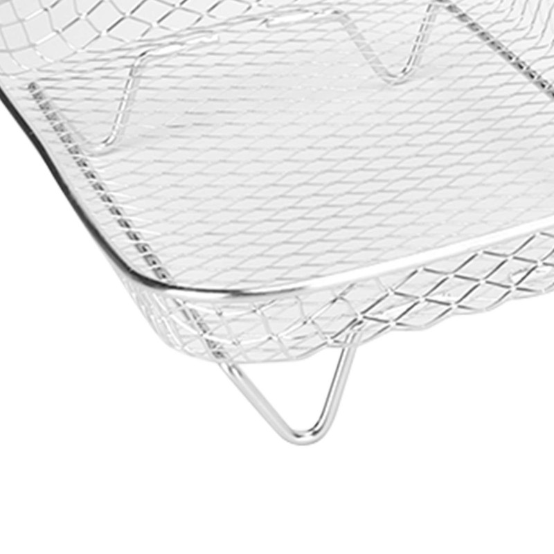 3 Layer Fryer Grilling Rack Stainless Steel Fryer Stakable Racks