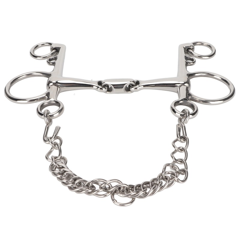 Stainless Steel Horse Pelham Bit Gnaw Resistant Ease of Control