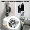 4 PCS Water Line Adapter, Pipe Fittings in 1/2" Female