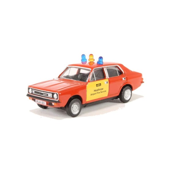 Oxford Diecast 76MAR005 Morris Marina Heathrow Fire Service