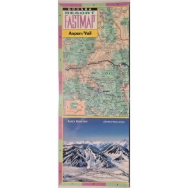 Aspen/Vail, Colorado - Gousha Laminated Fastmap