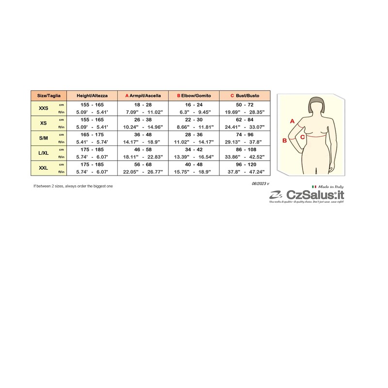 CzSalus Lipedema Lymphedema Firming and Slimming K2 Compression Sleeves (Nude,