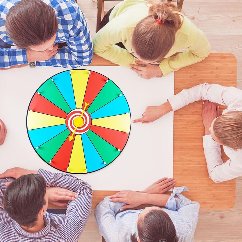 UDNFHL 48-Piece Plastic Arrow Rotators, Creative Gaming Turntable, Reusable, Durable