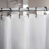 Amazer Shower Curtain Rings, Rust-Resistant Metal Double Shower Hooks for