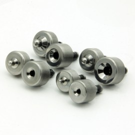 4 Piece Set Spring Back Dimple Die, 100° Countersink. 3/32” 1/8” 5/32” 3/16”. for Sheet Metal Fabrication. Fits Hand and Pneumatic Rivet Squeezers.