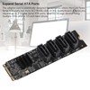 M.2 to SATA3.0 Adapter Card, PCB 16Gbps High Speed ASM1166