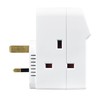 Masterplug Three Socket Power Adaptor with Two USB Charging Points,