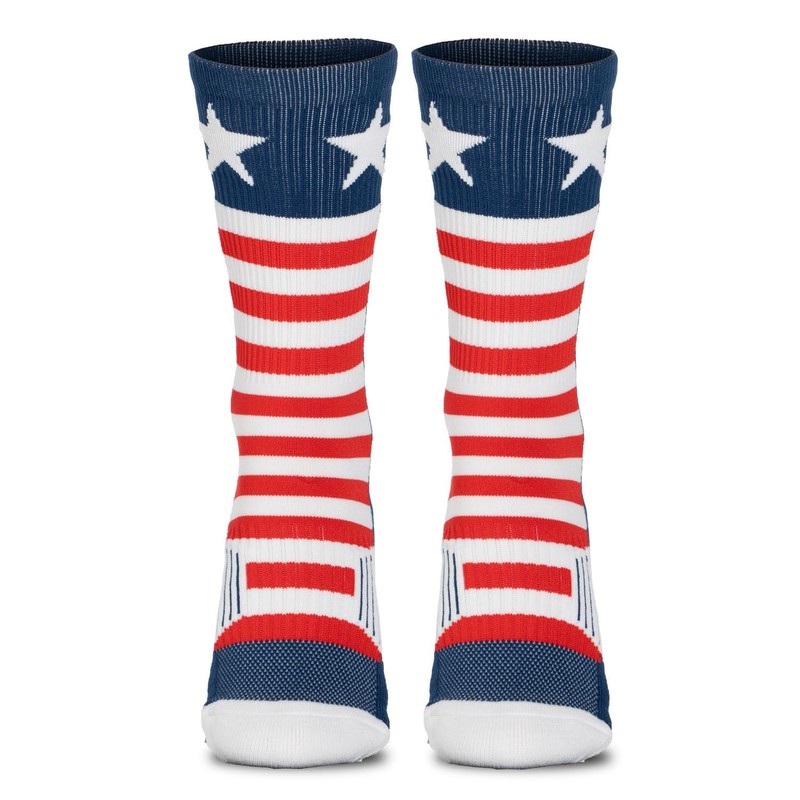 ChalkTalkSPORTS Custom Team Number Sockets | USA Number Socks |